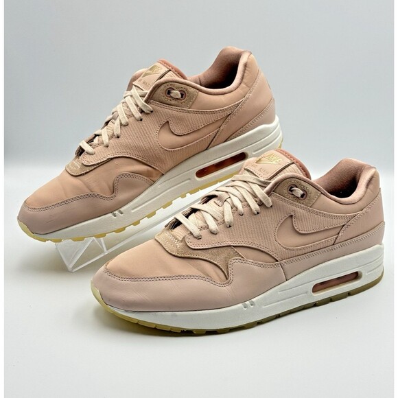 Nike Air Max 1 Premium Particle Beige Pink Women's 10 454746-206